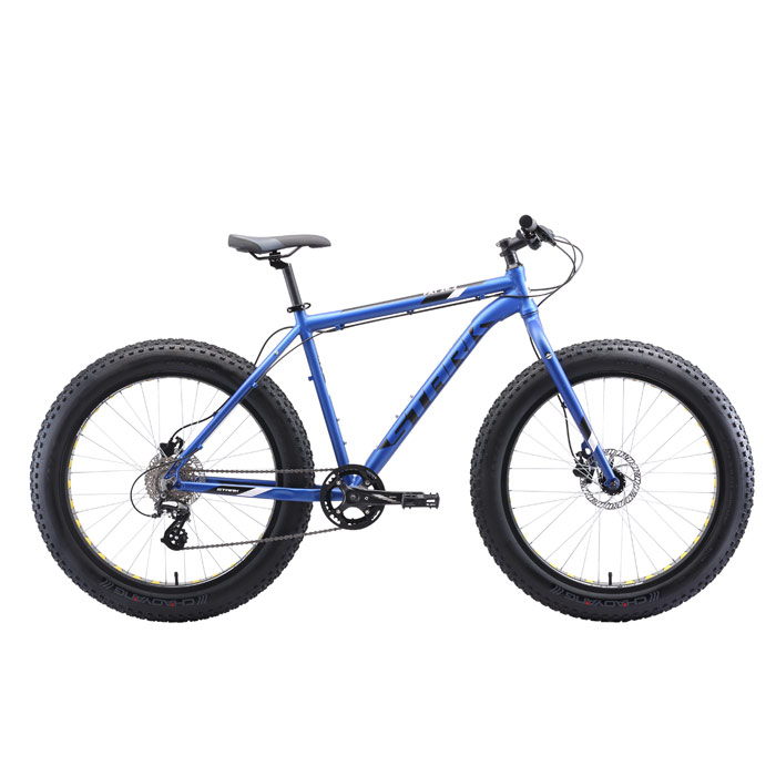 Велосипед STARK Fat 26.2 HD (голубой/черный) (2020)