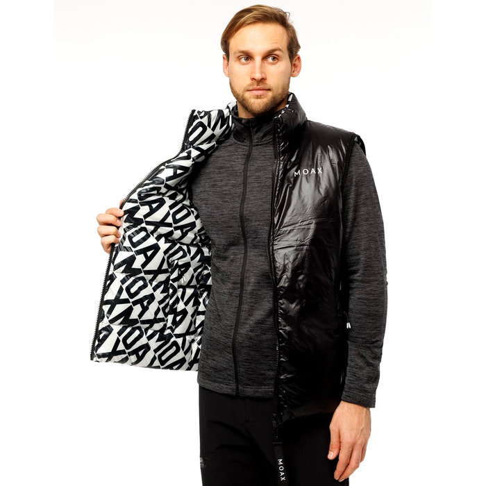 Жилет утепленный MOAX Club Duo (черный/серый)