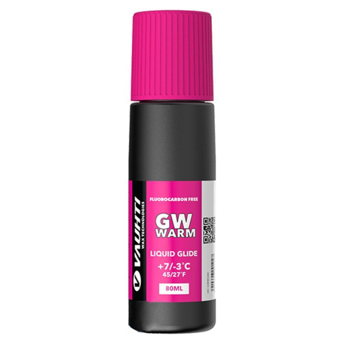 Мазь скольжения, жидкая VAUHTI GW Warm (+7 С -3°С) 80 ml.