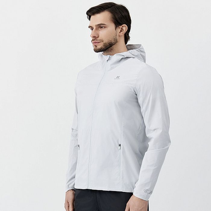 Ветровка для бега NORDSKI Rain (светло-серый)