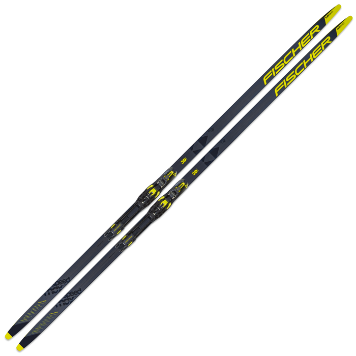 Лыжи беговые FISCHER Speedmax 3D CL Twin Skin Soft IFP (черный/желтый)