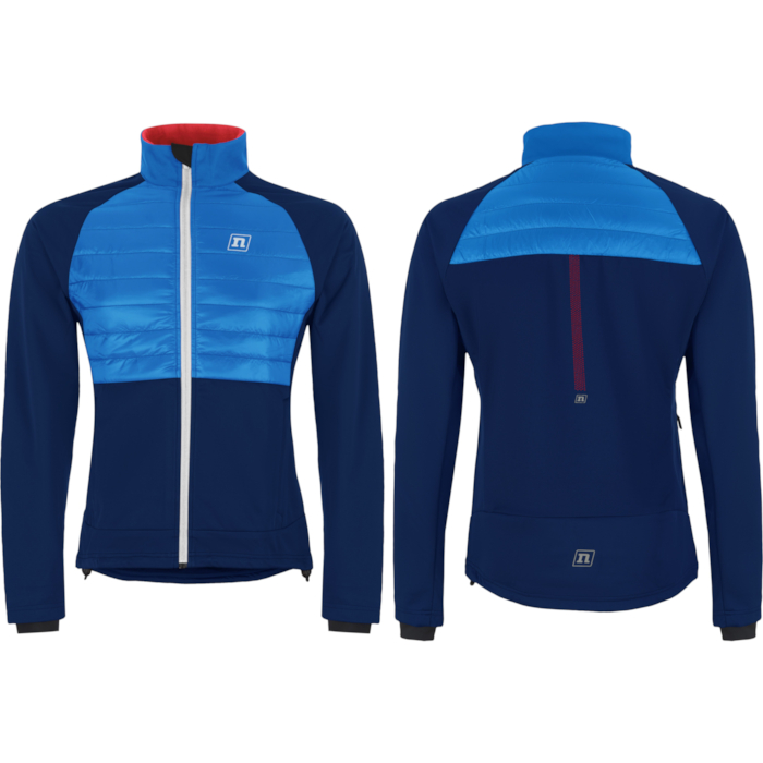 Куртка разминочная NONAME Hybrid Jacket Unisex 22 UX (темно-синий/синий)