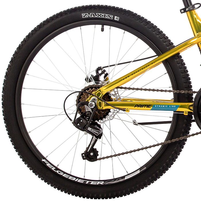 Велосипед горный (MTB) NOVATRACK Prime 24" (золотой)