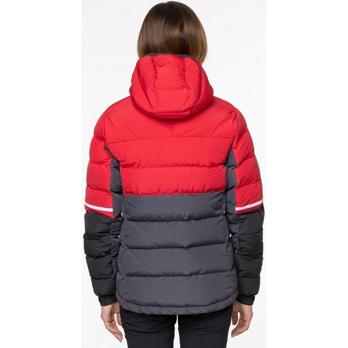 Куртка утепленная женская MOAX Club Team (серый/красный)