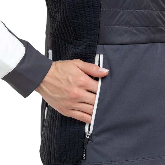 Куртка разминочная женская MOAX Tauri PRO Hybrid (желтый)