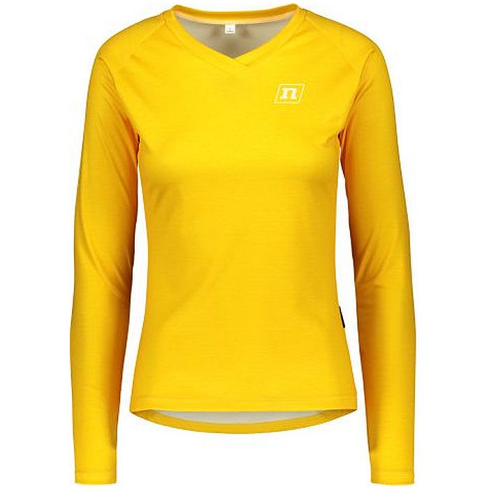 Лонгслив для бега женский NONAME Run T-Shirts LS WOS 19 (желтый)