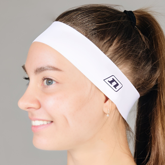Повязка на голову NONAME Line Sprint Headband (белый)
