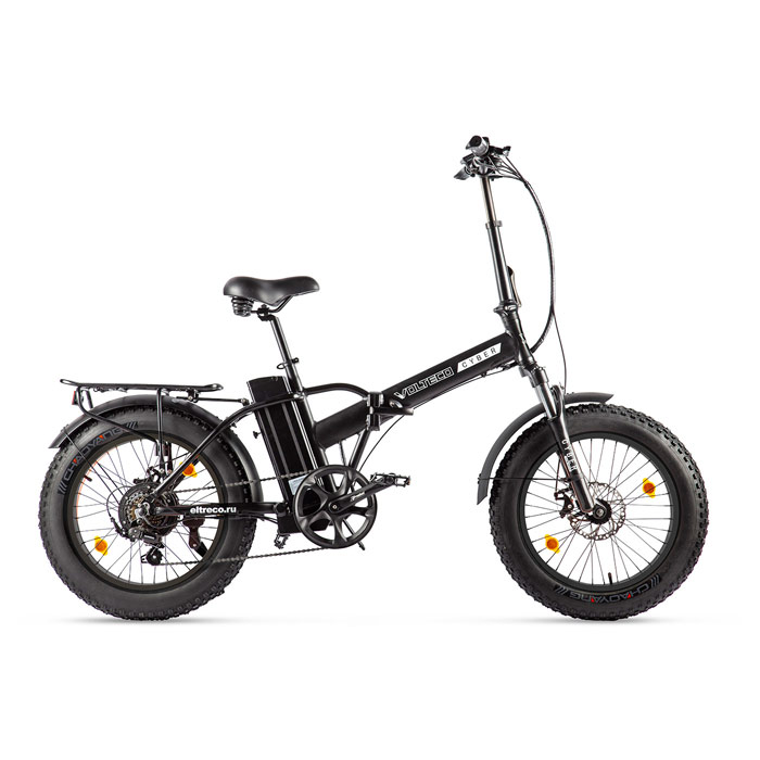 Электровелосипед VOLTECO CYBER 500 Wh (черный) (2020)