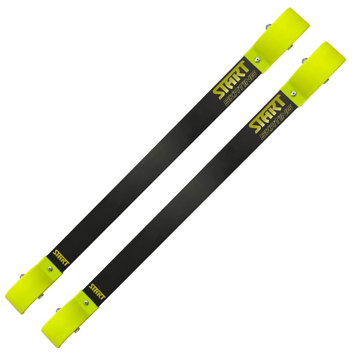Лыжероллеры START Коньковые Skating 71 (черный/желтый)