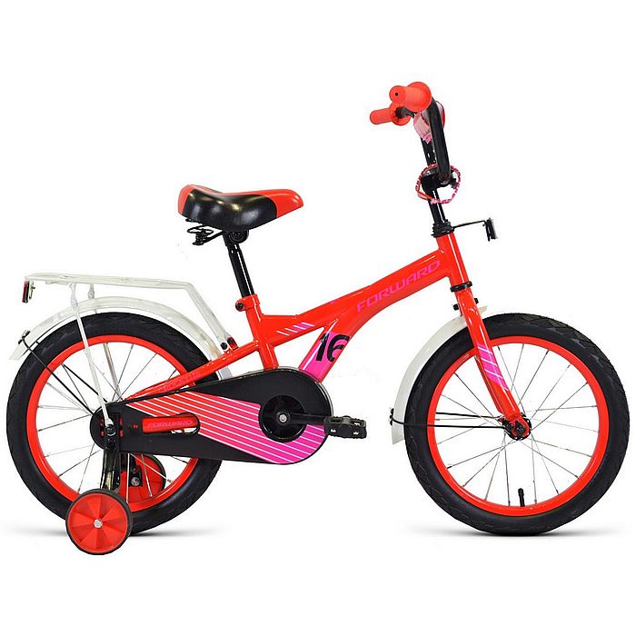 Велосипед FORWARD Crocky 16 (красный/фиолетовый) (20-21)