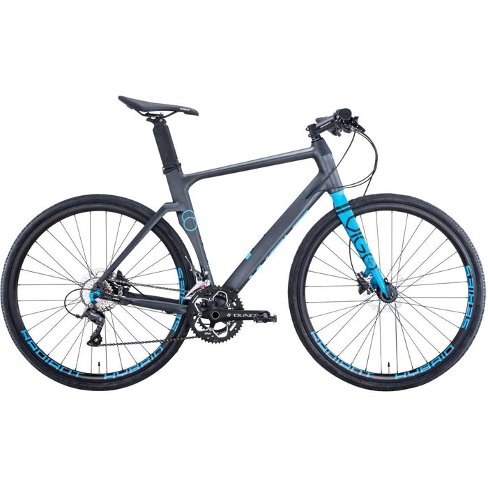 Велосипед WELT Vigo (серый/синий) (2020)