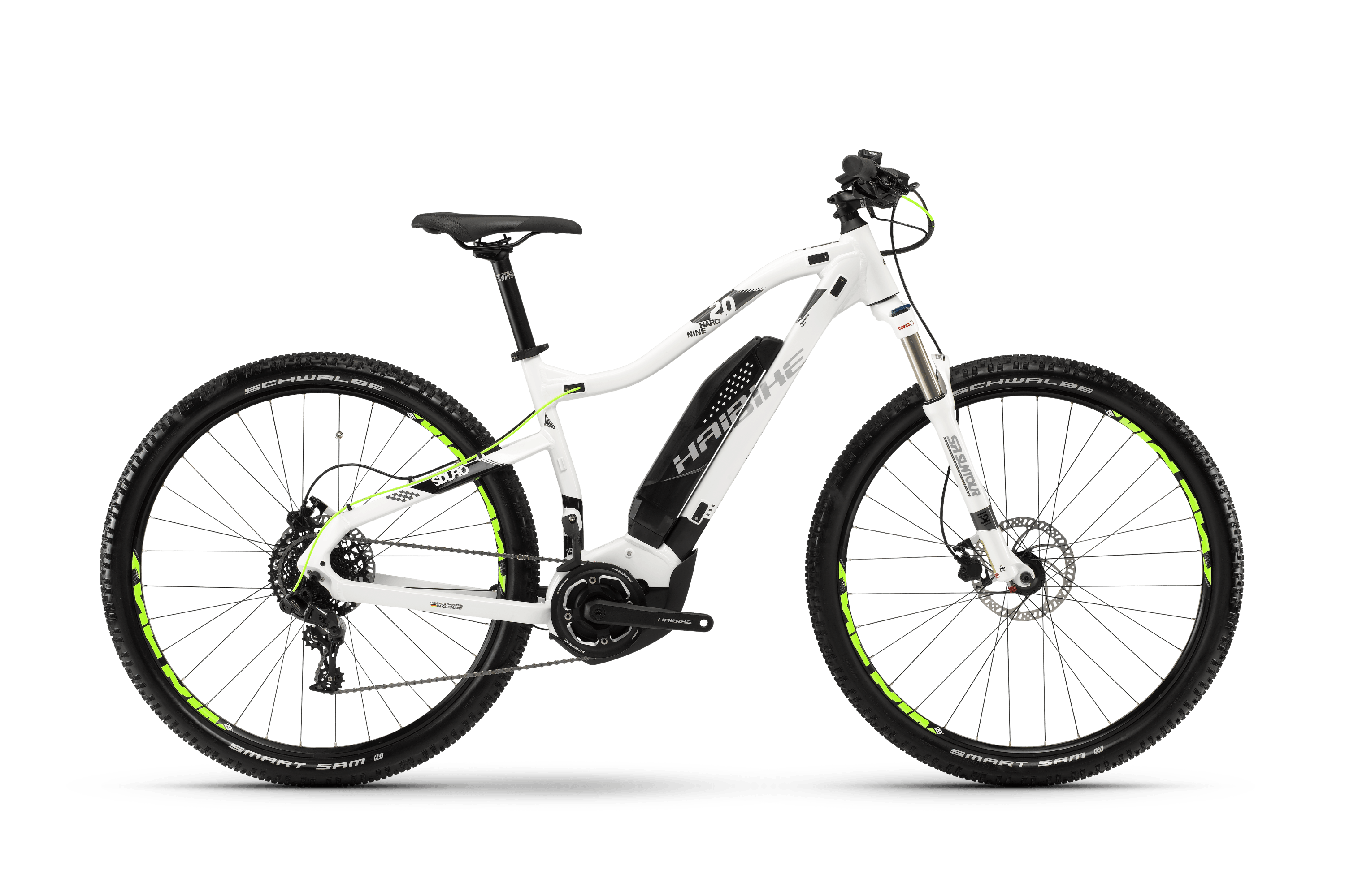 Электровелосипед HAIBIKE Sduro HardNine 2.0 400 Wh. (черно/красный) (2018)