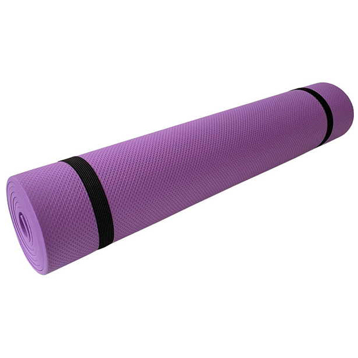 Коврик для йоги SPORTEX (ЭВА, 173х61х0,5 см) (фиолетовый)