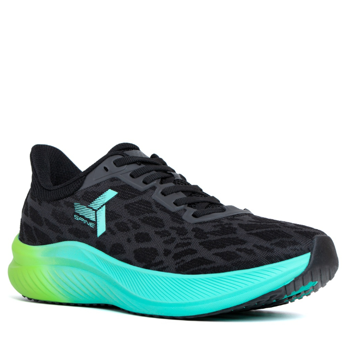 Кроссовки беговые SPINE Carbon Pro (M) (черный/голубой)