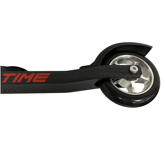 Лыжероллеры с креплениями SKI TIME Коньковые Skiroll Skate Carbon (650/N2/100х24) (черный)