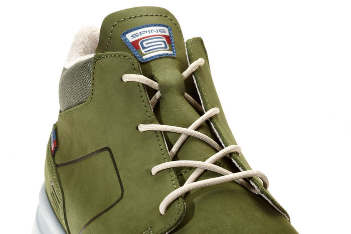 Ботинки SPINE Hygge (зеленый/серый)