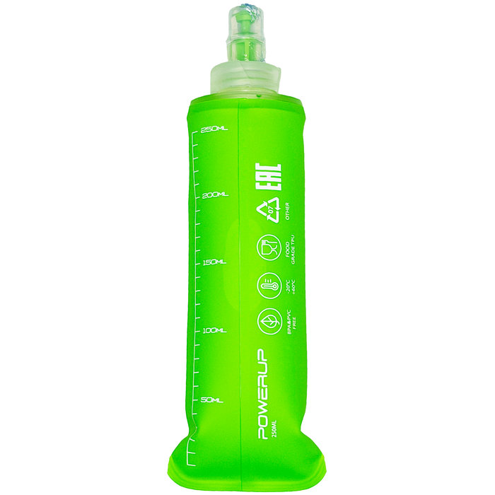 Мягкая фляга POWERUP SoftRun (зеленый) 250 мл.