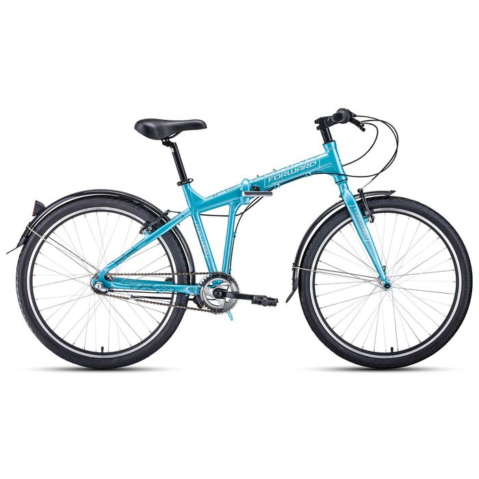 Велосипед FORWARD Tracer 26 3.0 (бирюзовый/белый) (2020)
