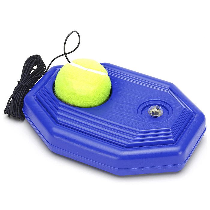 Тренажер для тенниса SPORTEX с водоналивной платформой (темно-синий)