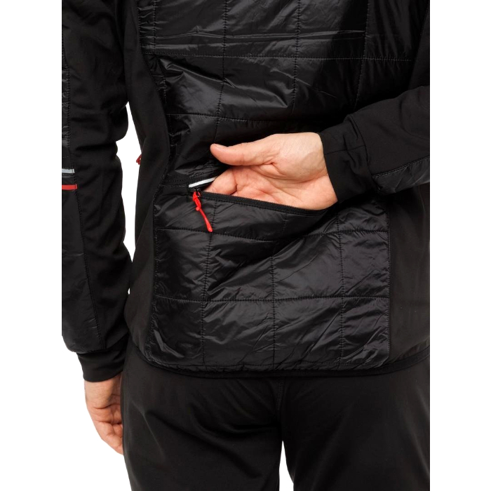 Куртка разминочная MOAX Royal (черный/красный)