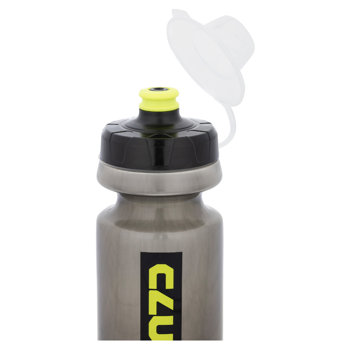 Фляга велосипедная CLUXX Ergo 550 (прозрачный/черный) 