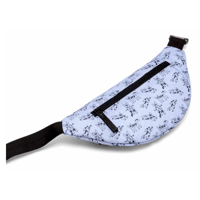 Сумка поясная ENKLEPP Tarta (серый/голубой)