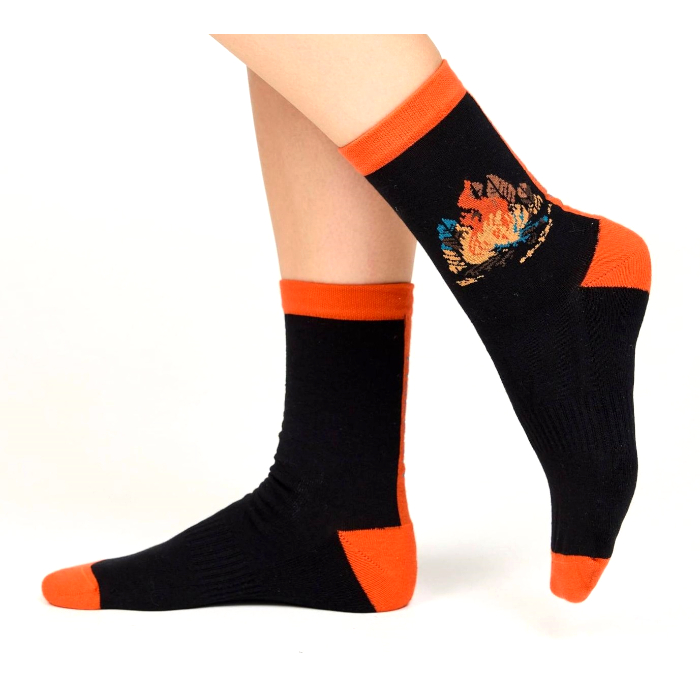 Носки треккинговые NORDSKI Trekking (оранжевый/черный)