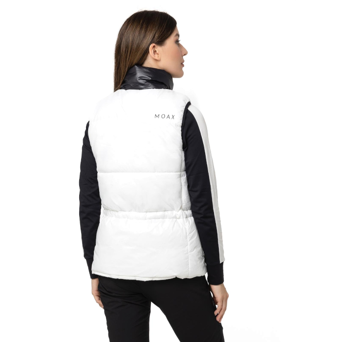 Жилет утепленный женский MOAX Laura Dupont (белый)