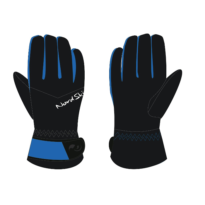 Перчатки лыжные Jr. NORDSKI Arctic (синий/черный)