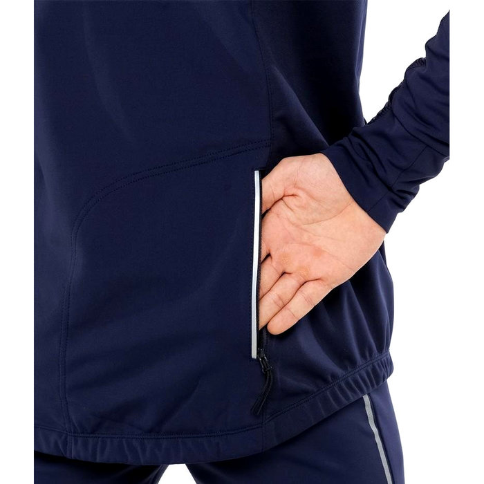 Куртка разминочная MOAX Tauri PRO Hybrid (синий/бирюзовый)