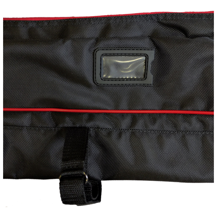 Чехол для беговых лыж SKI TIME XC на 2 пары (черный/красный)