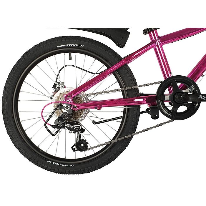 Велосипед NOVATRACK Katrina 20&quot;, Al, Disc Brakes, 6-Speed (розовый) (2021)