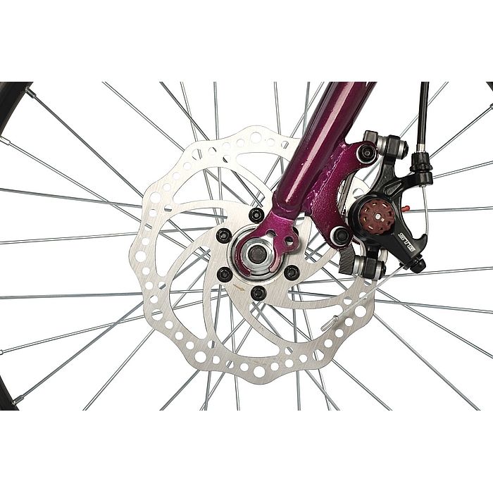Велосипед NOVATRACK Alice 20&quot;, Steel, Disc Brakes, 6-Speed (пурпурный) (2021)