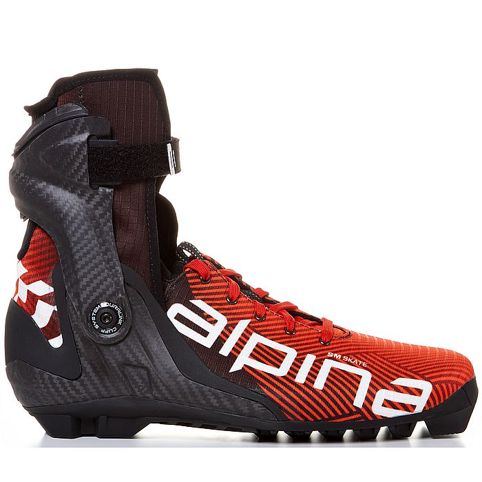 Лыжероллерные ботинки ALPINA NNN Pro Skate SMV (5349-1) (черный/красный)