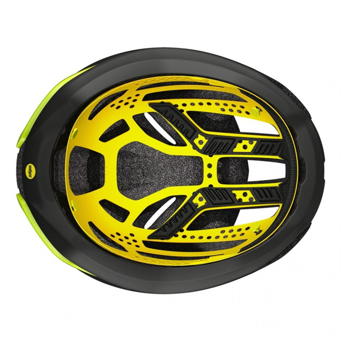 Шлем для лыжероллеров SCOTT Centric Plus (US:51-55) (черный/желтый)