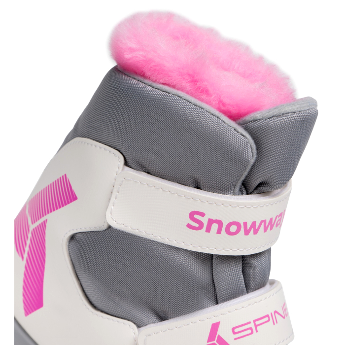 Лыжные ботинки SPINE NNN Snowway (165/2-20) (серый/розовый)