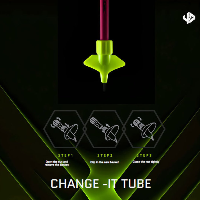 Опоры (лапки) 4KAAD Для лыжных палок Change-It Tube (S) (черный/желтый)