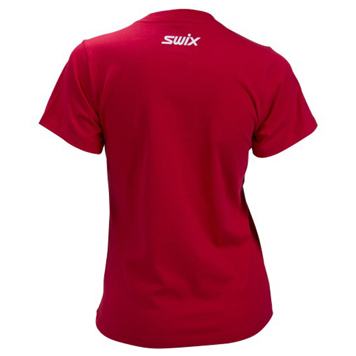 Футболка женская SWIX Swix big logo (красный)