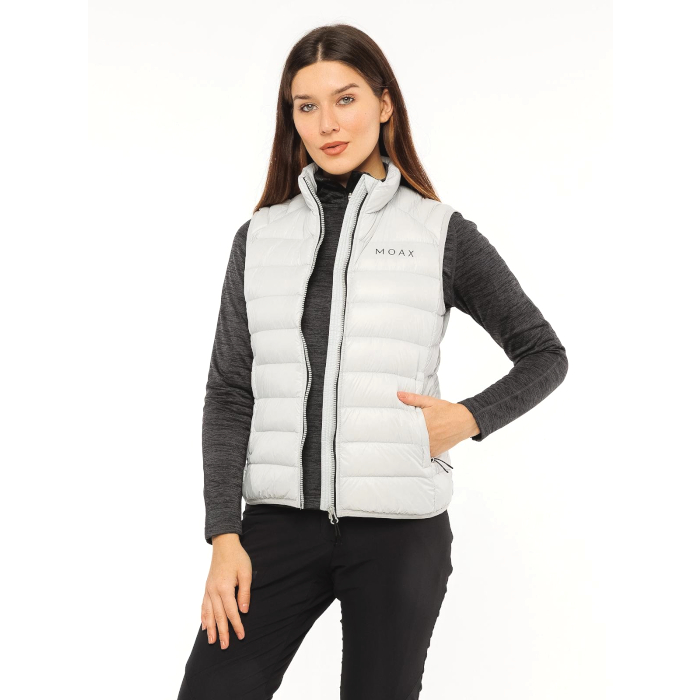 Жилет утепленный женский MOAX Igora Light Pack (светло-серый)