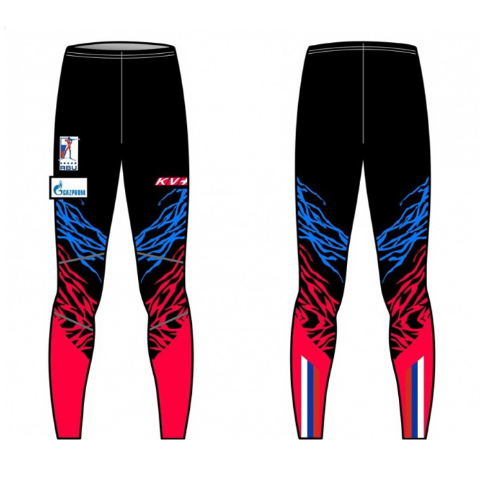 Брюки разминочные KV+ Pants Suit Cross Country (черный/красный)