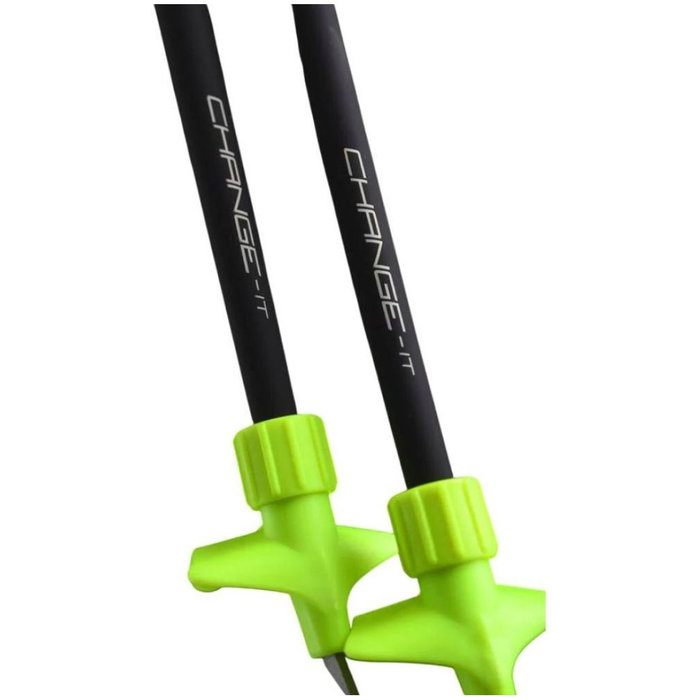 Лыжные палки 4KAADBlackcode X Hologram Ultimate 2 (Карбон 100%) (черный)