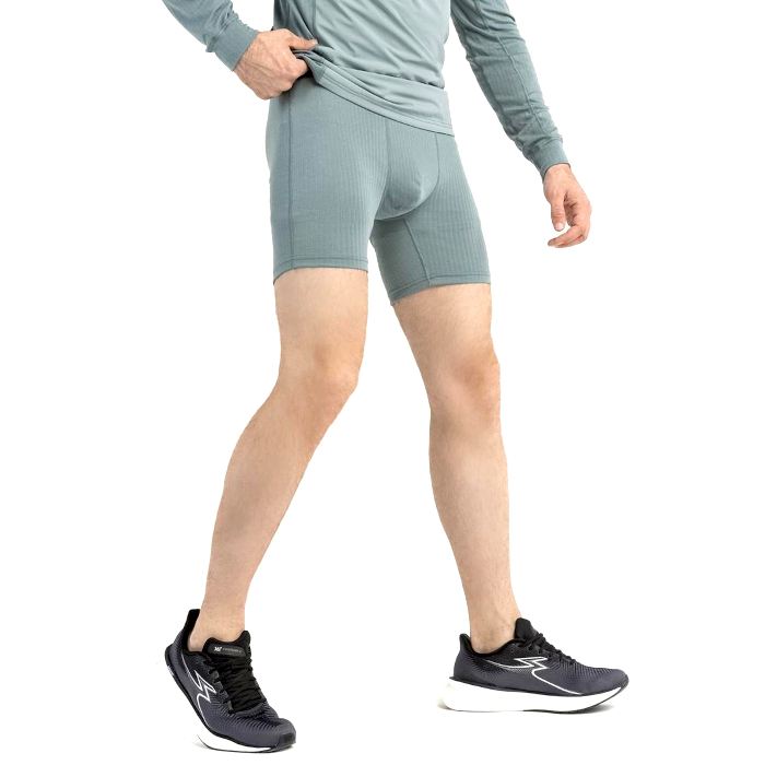 Боксеры MOAX Race (2 пары) (серый/зеленый)