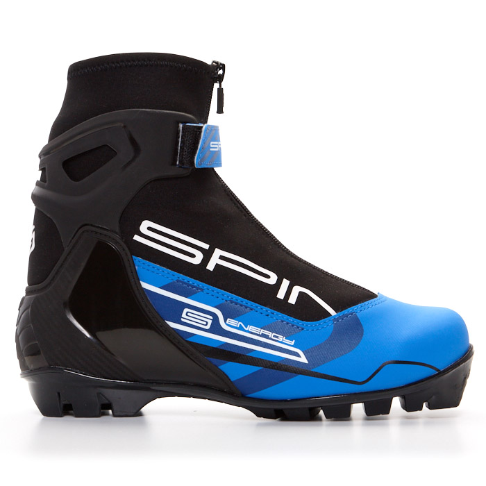 Лыжные ботинки SPINE SNS Energy (458) (черный/синий)