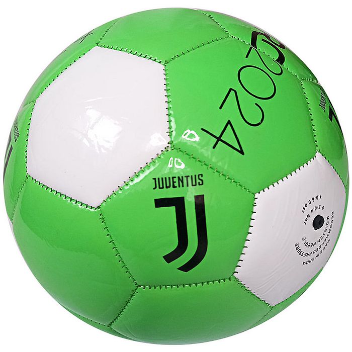 Мяч футбольный MEIK Juventus (PVC 1,6 мм, 325 гр.,маш. сш.) (зеленый/белый)