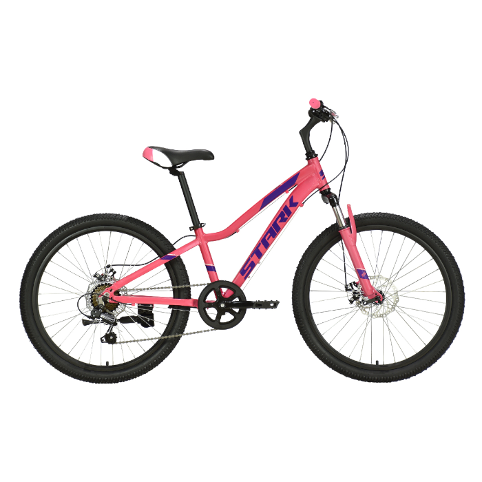 Велосипед STARK Bliss 24.1 D (розовый/фиолетовый) (2021)