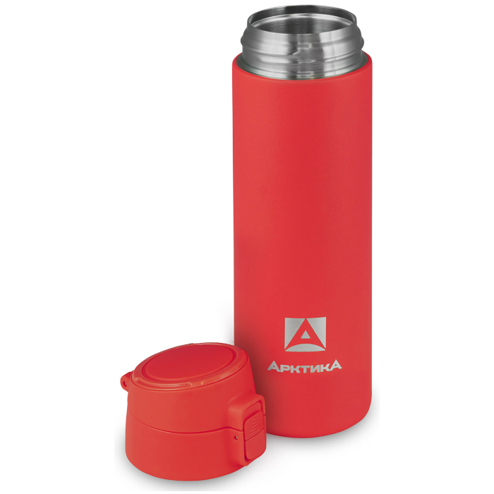 Термокружка Арктика сититерм питьевой, 0,5л текстурная (красный)