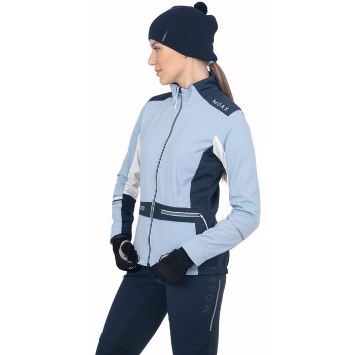 Куртка разминочная женская MOAX Tokke (голубой)