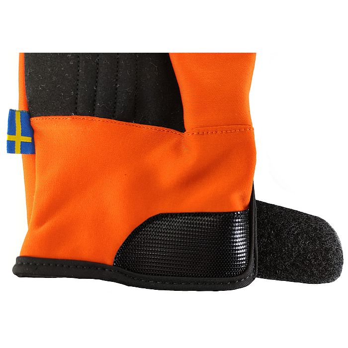 Перчатки лыжные COXA Thermo Gloves (черный/оранжевый)