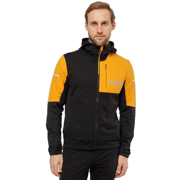 Куртка разминочная MOAX Dickson Wind (черный/желтый)