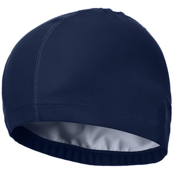 Шапочка для плавания SPORTEX ПУ одноцветная (темно-синий)